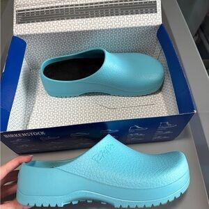 Birkenstock Aqua Blue Clogs